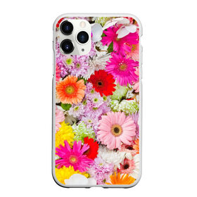 Чехол для iPhone 11 Pro матовый с принтом Обилие цветов , Силикон |  | 8 марта | букет | георгина | изобилие | красота | куст | лето | обилие | петунья | подснежник | полевые | разные цветы | роза | ромашка | тюльпан | хризантема | цветочек | цветы