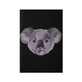 Обложка для паспорта матовая кожа с принтом Koala , натуральная матовая кожа | размер 19,3 х 13,7 см; прозрачные пластиковые крепления | животные | забавный | коала | милый