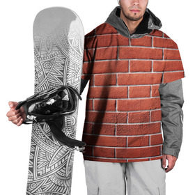 Накидка на куртку 3D с принтом Красный кирпич , 100% полиэстер |  | Тематика изображения на принте: бетон | камень | кирпич | мощь | стена | строительство | стройка | цемент