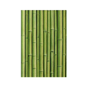 Обложка для паспорта матовая кожа с принтом Бамбук , натуральная матовая кожа | размер 19,3 х 13,7 см; прозрачные пластиковые крепления | Тематика изображения на принте: бамбук | дерево | джунгли | кустарник | надёжность | прочность | стена