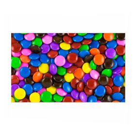 Бумага для упаковки 3D с принтом Цветные конфетки , пластик и полированная сталь | круглая форма, металлическое крепление в виде кольца | вкусняшки | драже | конфеты | лакомство | сладости | шоколад