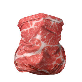 Бандана-труба 3D с принтом Кусок мяса , 100% полиэстер, ткань с особыми свойствами — Activecool | плотность 150‒180 г/м2; хорошо тянется, но сохраняет форму | Тематика изображения на принте: баранина | бекон | белок | говядина | еда | жилы | кровь | кусок | мощь | мышцы | мясо | нарезка | отбивная | пища | протеин | свинина | сила | телятина | туша | филе | хрящи