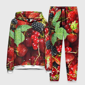 Мужской костюм 3D (с толстовкой) с принтом Любимые ягоды ,  |  | вкусно | голубика | дача | деревня | ежевика | зелень | клубника | малина | огород | полезно | сад | смородина | сок | фрукты | черника | шиповник | ягоды