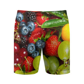 Мужские шорты 3D спортивные с принтом Вкусные ягоды ,  |  | виноград | вкусно | голубика | дача | деревня | ежевика | клубника | малина | огород | полезно | рябина | сад | смородина | сок | фрукты | черника | ягоды