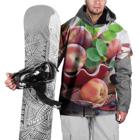 Накидка на куртку 3D с принтом Персики , 100% полиэстер |  | ваза | витамины | здоровье | лакомство | мёд | овощи | персики | сладости | тарелка | фрукты | черника | ягоды
