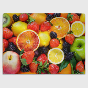 Плед 3D с принтом Ягоды и фрукты , 100% полиэстер | закругленные углы, все края обработаны. Ткань не мнется и не растягивается | абрикос | алыча | апельсин | бодрость | веган | виноград | витамины | груша | диета | еда | здоровье | клубника | лайм | лимон | малина | молодость | нектар | овощи | персик | питание | польза | смородина