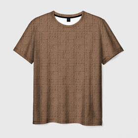 Мужская футболка 3D с принтом Бронированная обшивка , 100% полиэфир | прямой крой, круглый вырез горловины, длина до линии бедер | броня | заклепки | защита | металл | текстура