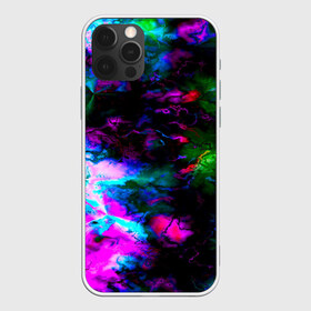 Чехол для iPhone 12 Pro Max с принтом Цветные волны , Силикон |  | Тематика изображения на принте: абстракция | иллюзии | краска | текстуры | цветные