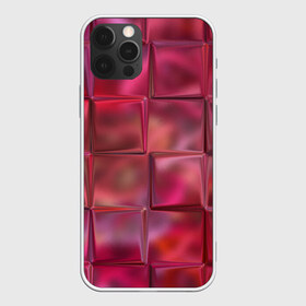 Чехол для iPhone 12 Pro Max с принтом Магические кубики , Силикон |  | Тематика изображения на принте: выпуклость | грани | квадраты | кубики | магия | обман зрения | оптическая иллюзия | прикол | рельеф | узор | фокус