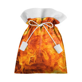 Подарочный 3D мешок с принтом Огонь , 100% полиэстер | Размер: 29*39 см | ад | взрыв | вспышка | пламя | пожар