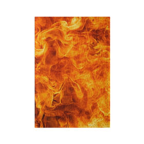 Обложка для паспорта матовая кожа с принтом Огонь , натуральная матовая кожа | размер 19,3 х 13,7 см; прозрачные пластиковые крепления | ад | взрыв | вспышка | пламя | пожар