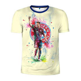 Мужская футболка 3D спортивная с принтом Бавария , 100% полиэстер с улучшенными характеристиками | приталенный силуэт, круглая горловина, широкие плечи, сужается к линии бедра | bayern | munchen | бавария | мюнхен | фк | фк бавария | футбол