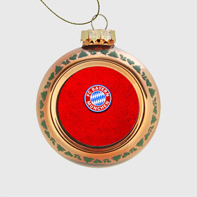 Стеклянный ёлочный шар с принтом Бавария лого , Стекло | Диаметр: 80 мм | bayern | munchen | бавария | мюнхен | фк | фк бавария | футбол