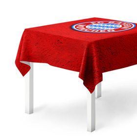 Скатерть 3D с принтом Бавария лого , 100% полиэстер (ткань не мнется и не растягивается) | Размер: 150*150 см | bayern | munchen | бавария | мюнхен | фк | фк бавария | футбол