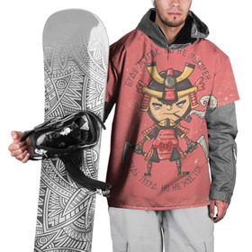 Накидка на куртку 3D с принтом Мудрый самурай , 100% полиэстер |  | Тематика изображения на принте: samurai