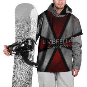 Накидка на куртку 3D с принтом Umbrella corps , 100% полиэстер |  | Тематика изображения на принте: resident evil | вирус | зомби
