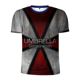 Мужская футболка 3D спортивная с принтом Umbrella corps , 100% полиэстер с улучшенными характеристиками | приталенный силуэт, круглая горловина, широкие плечи, сужается к линии бедра | resident evil | вирус | зомби