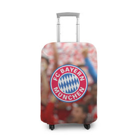 Чехол для чемодана 3D с принтом Бавария , 86% полиэфир, 14% спандекс | двустороннее нанесение принта, прорези для ручек и колес | bavaria | bayern | munchen | munich