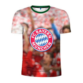 Мужская футболка 3D спортивная с принтом Бавария , 100% полиэстер с улучшенными характеристиками | приталенный силуэт, круглая горловина, широкие плечи, сужается к линии бедра | bavaria | bayern | munchen | munich