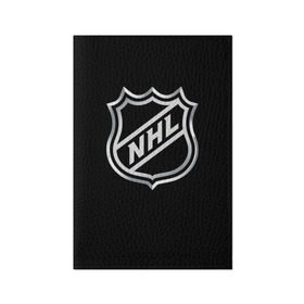 Обложка для паспорта матовая кожа с принтом NHL , натуральная матовая кожа | размер 19,3 х 13,7 см; прозрачные пластиковые крепления | Тематика изображения на принте: nhl | канада | спорт | хоккей | хоккейная лига