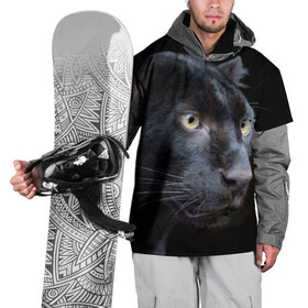 Накидка на куртку 3D с принтом Пантера , 100% полиэстер |  | дикая кошка | добыча | животные | ловкость | охота | пантера | сила | скорость | смекалка | хитрость | хищник