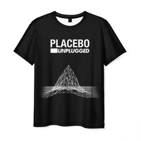 Мужская футболка 3D с принтом Placebo , 100% полиэфир | прямой крой, круглый вырез горловины, длина до линии бедер | placebo | брайан молко | молко | плацебо | плейсибо | плэйсибо