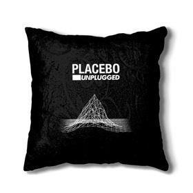 Подушка 3D с принтом Placebo , наволочка – 100% полиэстер, наполнитель – холлофайбер (легкий наполнитель, не вызывает аллергию). | состоит из подушки и наволочки. Наволочка на молнии, легко снимается для стирки | placebo | брайан молко | молко | плацебо | плейсибо | плэйсибо