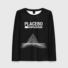 Женский лонгслив 3D с принтом Placebo , 100% полиэстер | длинные рукава, круглый вырез горловины, полуприлегающий силуэт | placebo | брайан молко | молко | плацебо | плейсибо | плэйсибо