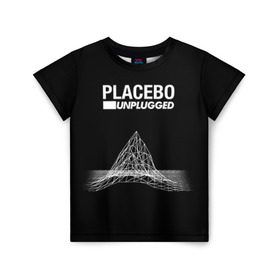 Детская футболка 3D с принтом Placebo , 100% гипоаллергенный полиэфир | прямой крой, круглый вырез горловины, длина до линии бедер, чуть спущенное плечо, ткань немного тянется | Тематика изображения на принте: placebo | брайан молко | молко | плацебо | плейсибо | плэйсибо