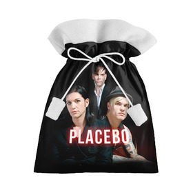 Подарочный 3D мешок с принтом Placebo группа , 100% полиэстер | Размер: 29*39 см | Тематика изображения на принте: placebo | брайан молко | молко | плацебо | плейсибо | плэйсибо