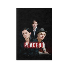 Обложка для паспорта матовая кожа с принтом Placebo группа , натуральная матовая кожа | размер 19,3 х 13,7 см; прозрачные пластиковые крепления | placebo | брайан молко | молко | плацебо | плейсибо | плэйсибо