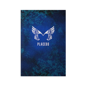 Обложка для паспорта матовая кожа с принтом Placebo лого , натуральная матовая кожа | размер 19,3 х 13,7 см; прозрачные пластиковые крепления | placebo | брайан молко | молко | плацебо | плейсибо | плэйсибо