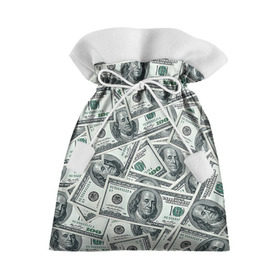 Подарочный 3D мешок с принтом Банкноты , 100% полиэстер | Размер: 29*39 см | dollars | swag | бабло | банкноты | деньги | доллары | кеш | сваг | свег | свэг