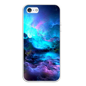 Чехол силиконовый для Телефон Apple iPhone 5/5S с принтом Абстракция , Силикон | Область печати: задняя сторона чехла, без боковых панелей | 3d | абстракция | арт | красота | новые | цветная