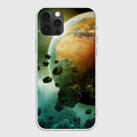 Чехол для iPhone 12 Pro Max с принтом Метеориты , Силикон |  | Тематика изображения на принте: вселенная | галактика | звёзды | земля | камета | космос | метеориты | метеоры | орбита | планеты | солнце