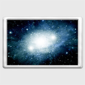 Магнит 45*70 с принтом Центр Вселенной , Пластик | Размер: 78*52 мм; Размер печати: 70*45 | Тематика изображения на принте: вселенная | галактика | звёзды | комета | космос | метеориты | метеоры | млечный путь | планеты | солнечная система