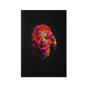 Обложка для паспорта матовая кожа с принтом Marilyn Monroe Art , натуральная матовая кожа | размер 19,3 х 13,7 см; прозрачные пластиковые крепления | Тематика изображения на принте: art | marilyn monroe | живопись | искусство | мэрилин монро