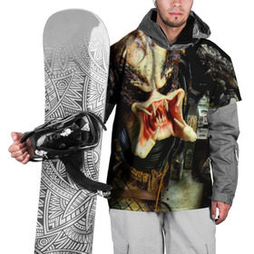 Накидка на куртку 3D с принтом Чужой , 100% полиэстер |  | predator | инопланетяне | пришелец