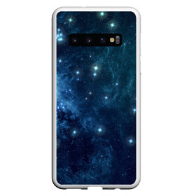 Чехол для Samsung Galaxy S10 с принтом Слияние галактик , Силикон | Область печати: задняя сторона чехла, без боковых панелей | вселенная | галактика | звёзды | комета | космос | метеориты | метеоры | созвездия