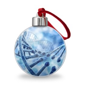 Ёлочный шар с принтом Молекула ДНК , Пластик | Диаметр: 77 мм | Тематика изображения на принте: dna | биохимия | внешность | ген | генетика | днк | молекула | наследственность | спираль | способности | структура | характер | черты