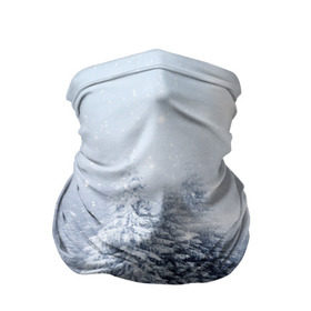 Бандана-труба 3D с принтом Зимняя пора , 100% полиэстер, ткань с особыми свойствами — Activecool | плотность 150‒180 г/м2; хорошо тянется, но сохраняет форму | вьюга | горы | зима | лес | метель | мороз | пейзаж | пурга | снег | снегопад | сосулька | стужа | сугроб | холод
