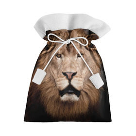 Подарочный 3D мешок с принтом Царь зверей , 100% полиэстер | Размер: 29*39 см | Тематика изображения на принте: власть | дикая кошка | животное | король джунглей | лев | львица | мощь | мудрость | охотник | сила | хитрость | хищник | царь зверей