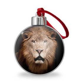 Ёлочный шар с принтом Царь зверей , Пластик | Диаметр: 77 мм | власть | дикая кошка | животное | король джунглей | лев | львица | мощь | мудрость | охотник | сила | хитрость | хищник | царь зверей