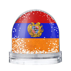 Снежный шар с принтом Армения , Пластик | Изображение внутри шара печатается на глянцевой фотобумаге с двух сторон | армения | армянин | армянский | национальный | нация | флаг | флаги