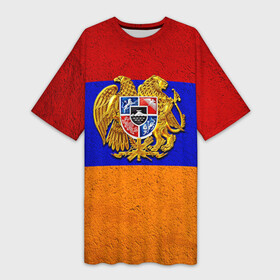 Платье-футболка 3D с принтом Армения ,  |  | армения | армянин | армянский | национальный | нация | флаг | флаги
