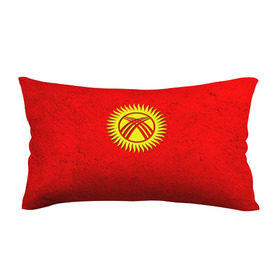 Подушка 3D антистресс с принтом Киргизия , наволочка — 100% полиэстер, наполнитель — вспененный полистирол | состоит из подушки и наволочки на молнии | киргиз | киргизия | киргизский | кыргызстан | национальный | нация | флаг | флаги