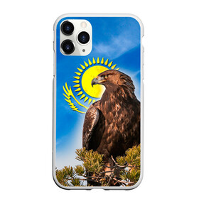 Чехол для iPhone 11 Pro матовый с принтом Беркут , Силикон |  | беркут | казах | казахский | казахстан | национальный | нация | республика | рк | флаг | флаги