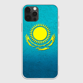 Чехол для iPhone 12 Pro Max с принтом Флаг Казахстана , Силикон |  | Тематика изображения на принте: казах | казахский | казахстан | национальный | нация | республика | рк | флаг | флаги