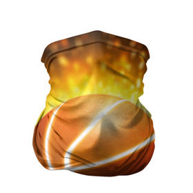 Бандана-труба 3D с принтом Баскетбольный мяч , 100% полиэстер, ткань с особыми свойствами — Activecool | плотность 150‒180 г/м2; хорошо тянется, но сохраняет форму | взрыв | искры | огонь | пламя