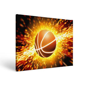 Холст прямоугольный с принтом Баскетбольный мяч , 100% ПВХ |  | взрыв | искры | огонь | пламя